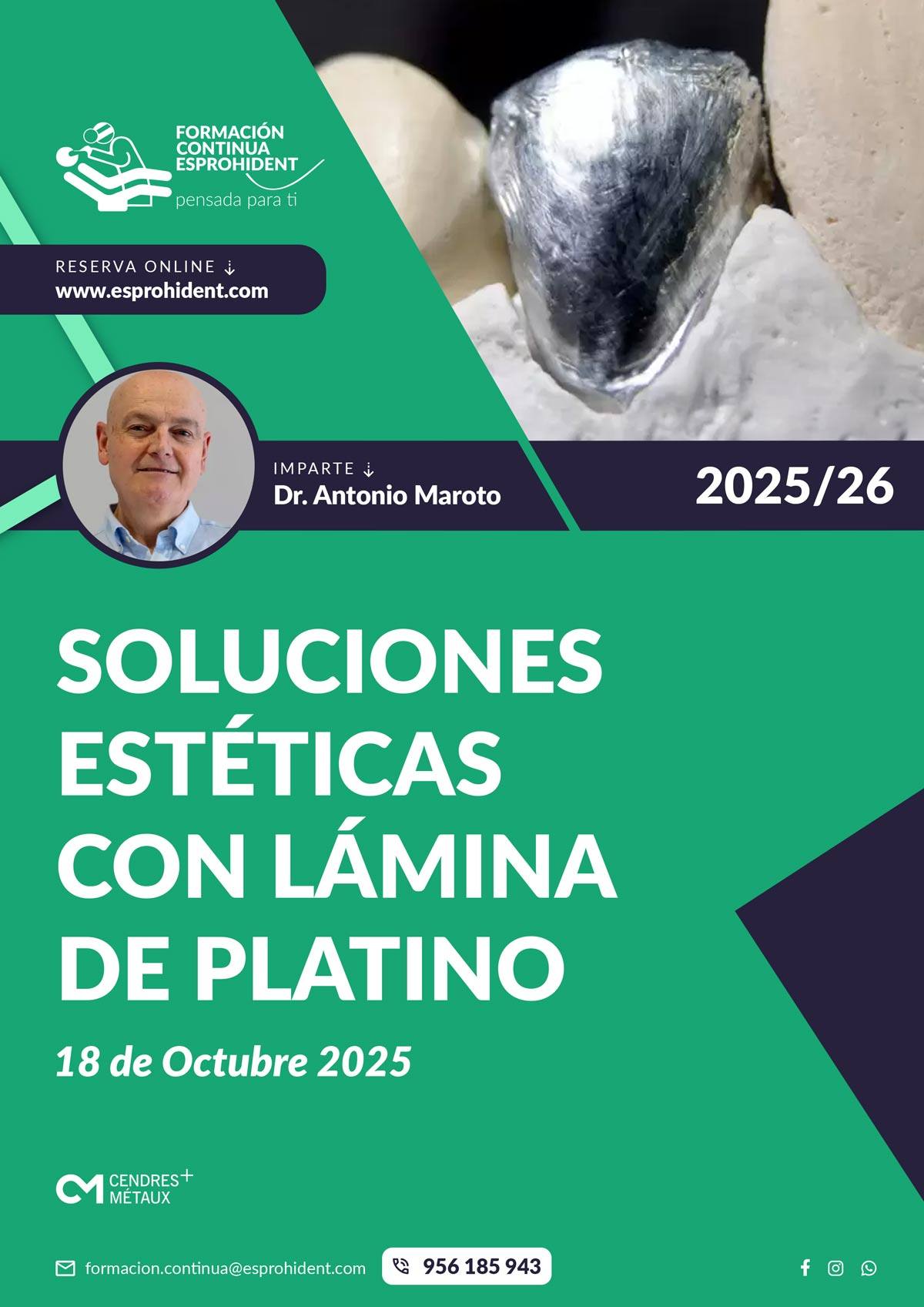 Curso Soluciones Estéticas con Lámina de Platino 1ª Edición