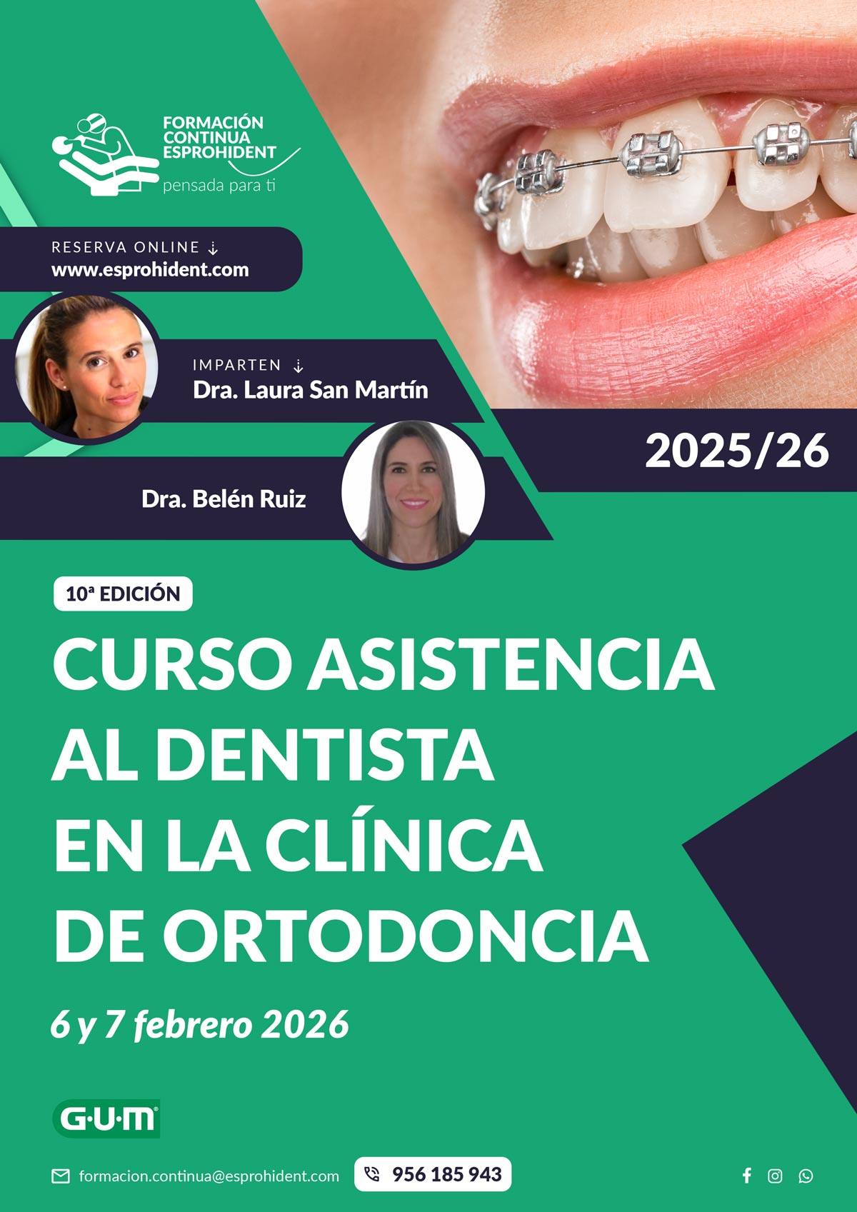 Curso Asistencia al Dentista en la Clínica de Ortodoncia 10ª Edición