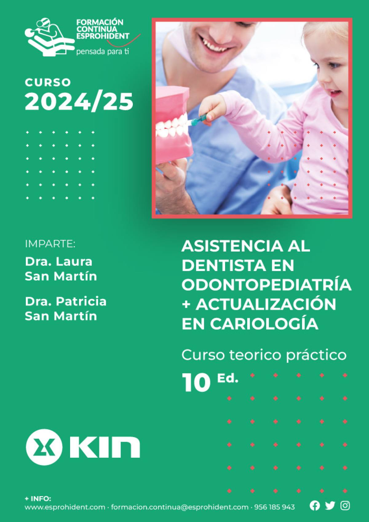 Asistencia al Dentista en Odontopediatría + Actualización en Cariología