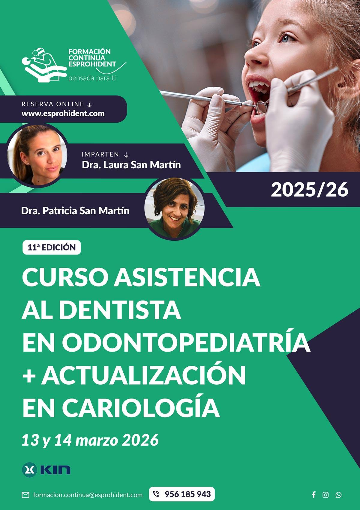 Curso Asistencia al Dentista en Odontopediatría + Actualización en Cariología 11ª Edición